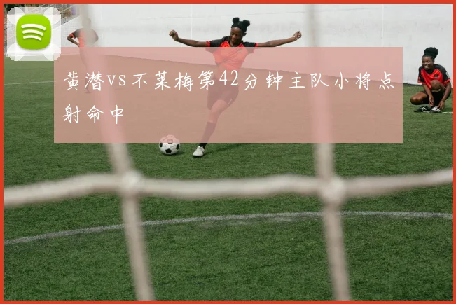 黄潜vs不莱梅第42分钟主队小将点射命中